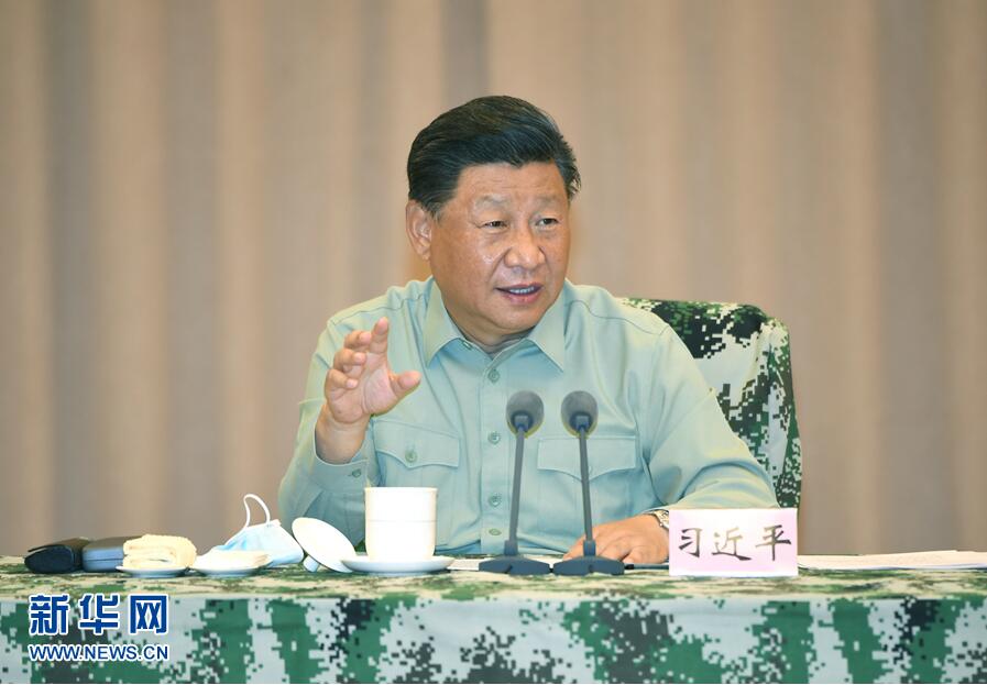 習近平在聽取軍隊參與防汛救災情況匯報時強調 發揚連續奮戰作風 切實完成防汛救災后續任務